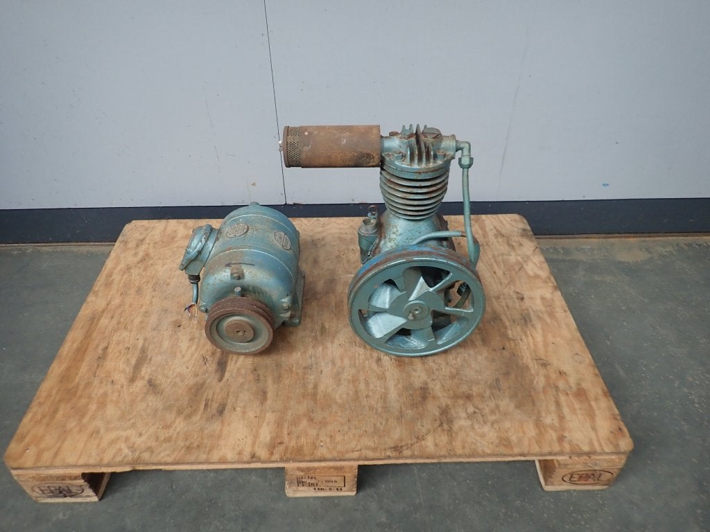 Broom & Wade AC6 Compressor met EMF Dordt 262D motor 1,1kw, Doe-het-zelf en Verbouw, Niet ingevuld, Gebruikt, Niet ingevuld, Ophalen of Verzenden