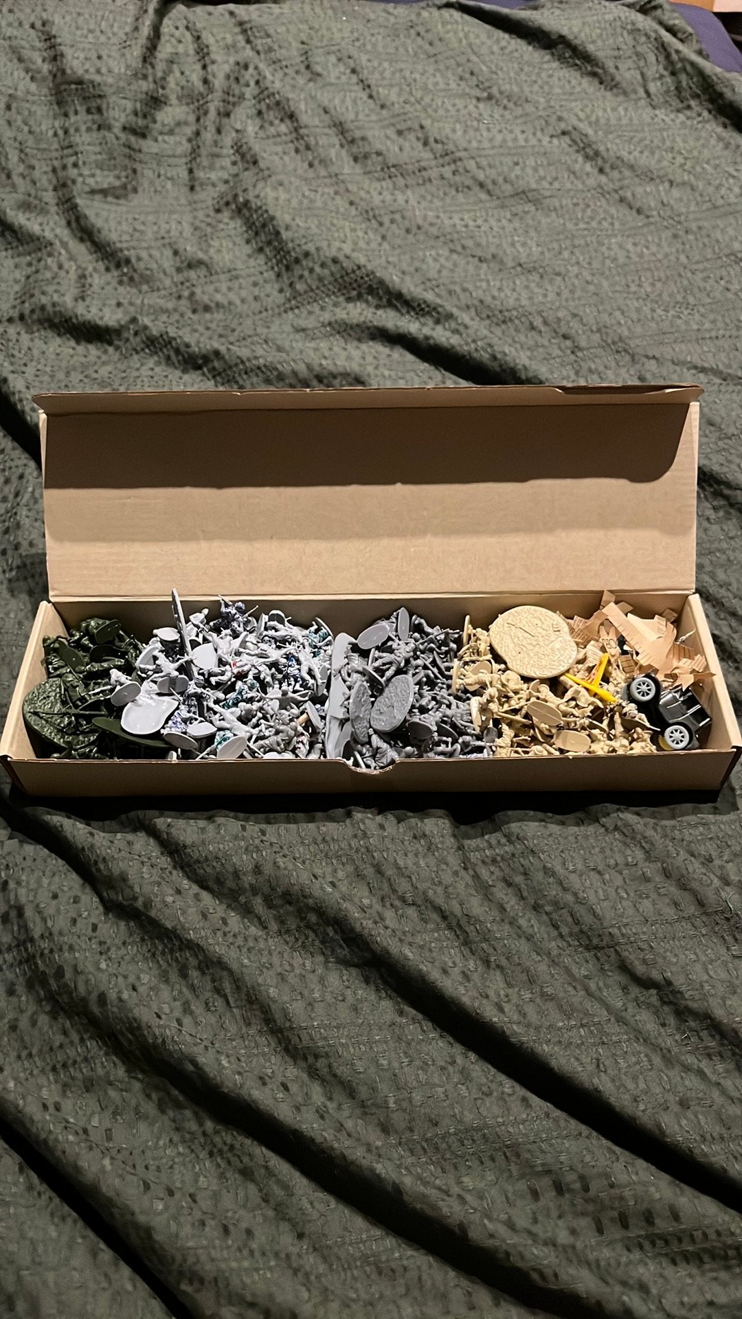 Grote partij vintage plastic soldaatjes (235+ stuks, Kinderen en Baby's, Speelgoed | Actiefiguren, Verzenden, Zo goed als nieuw