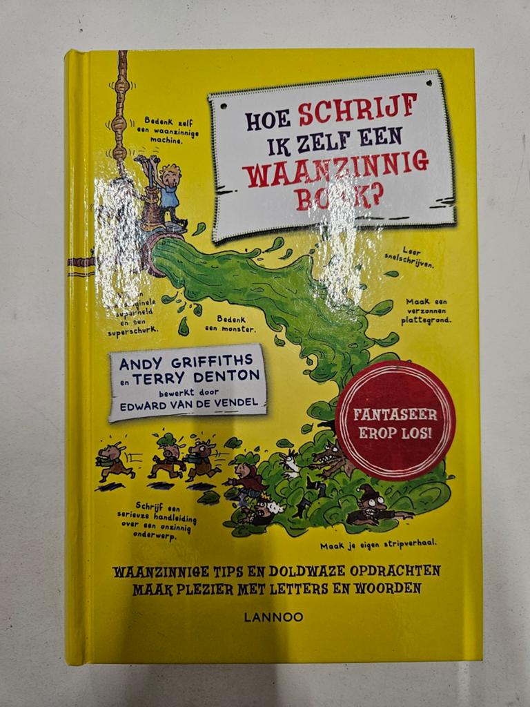Terry Denton - Hoe schrijf ik zelf een waanzinnig boek?, Terry Denton; Andy Griffiths, Non-fictie, Ophalen of Verzenden, Zo goed als nieuw