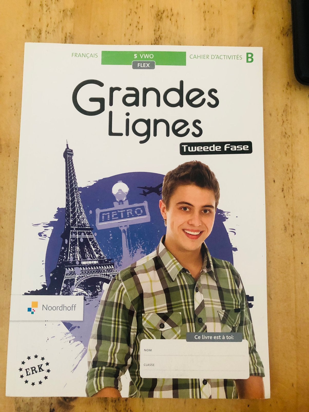 VWO 5 GRANDES LIGNES FRANS deel B, Ophalen of Verzenden, Nieuw, VWO, Frans