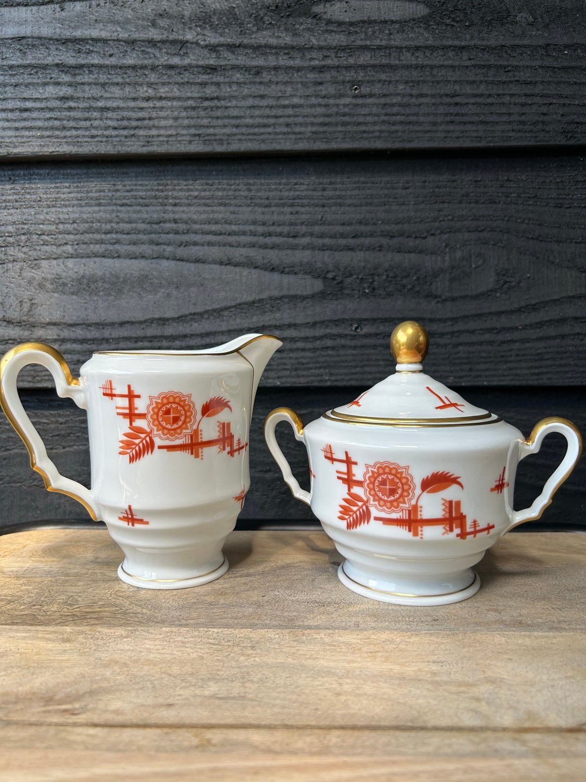 Vintage Koenigszelt Melkkannetje & Suikerpotje, Ophalen of Verzenden