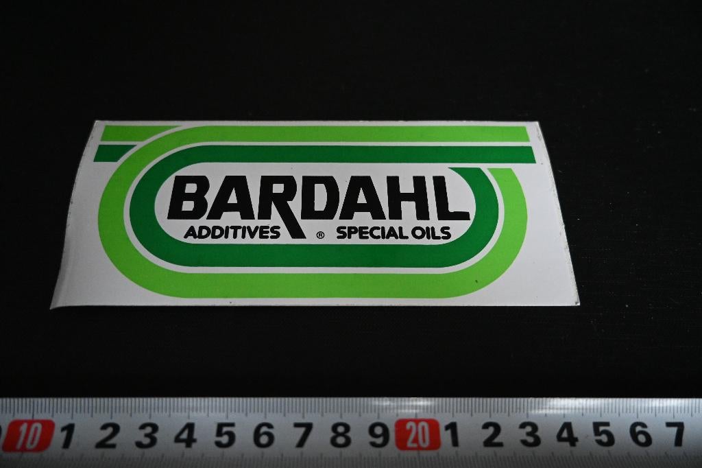 sticker BARDAHL additives special oils, Verzamelen, Ophalen, Zo goed als nieuw