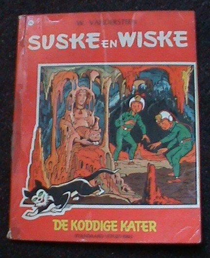 Suske en Wiske De koddige kater 1e Plastieke versie 1967, Eén stripboek, Ophalen of Verzenden, Gelezen