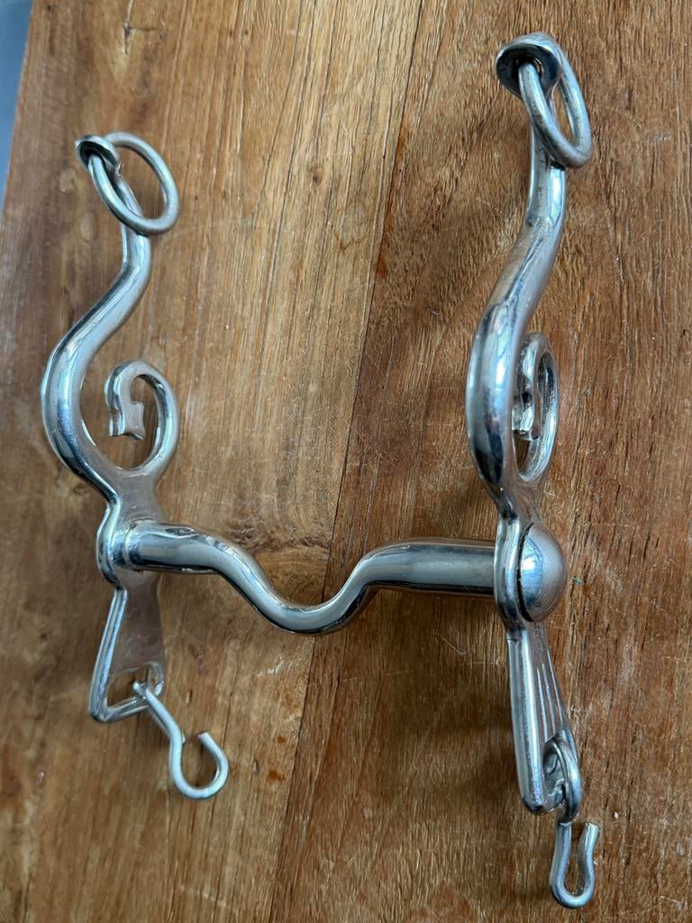 Portugese dressuurstang / barokke dressuurstang - 12,5 cm, Ophalen of Verzenden, Nieuw, Dressuur
