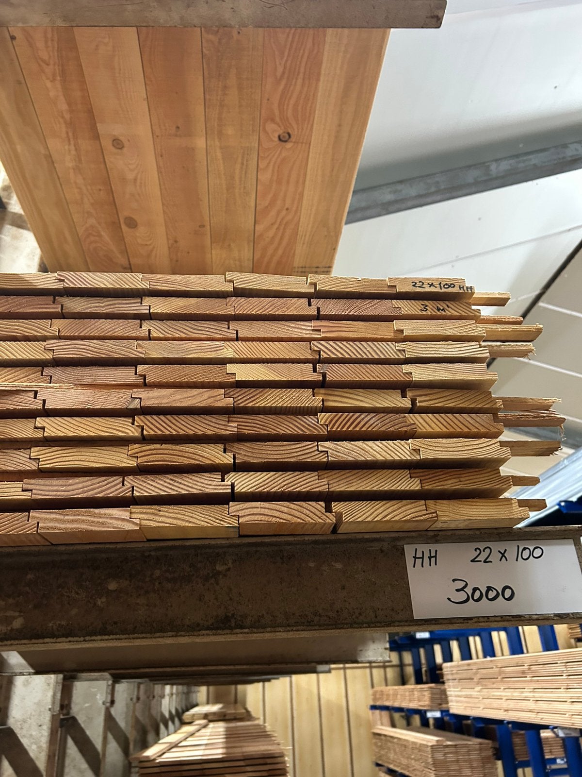 Douglas halfhoutse planken 22x100mm werkend, Doe-het-zelf en Verbouw, Platen en Panelen, Ophalen, Nieuw