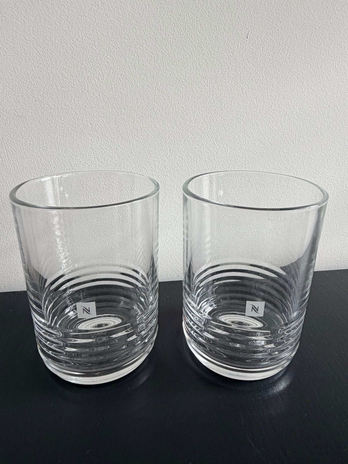 Nespresso Glazen - Set van 2, Ophalen of Verzenden, Zo goed als nieuw, Overige merken, Glas