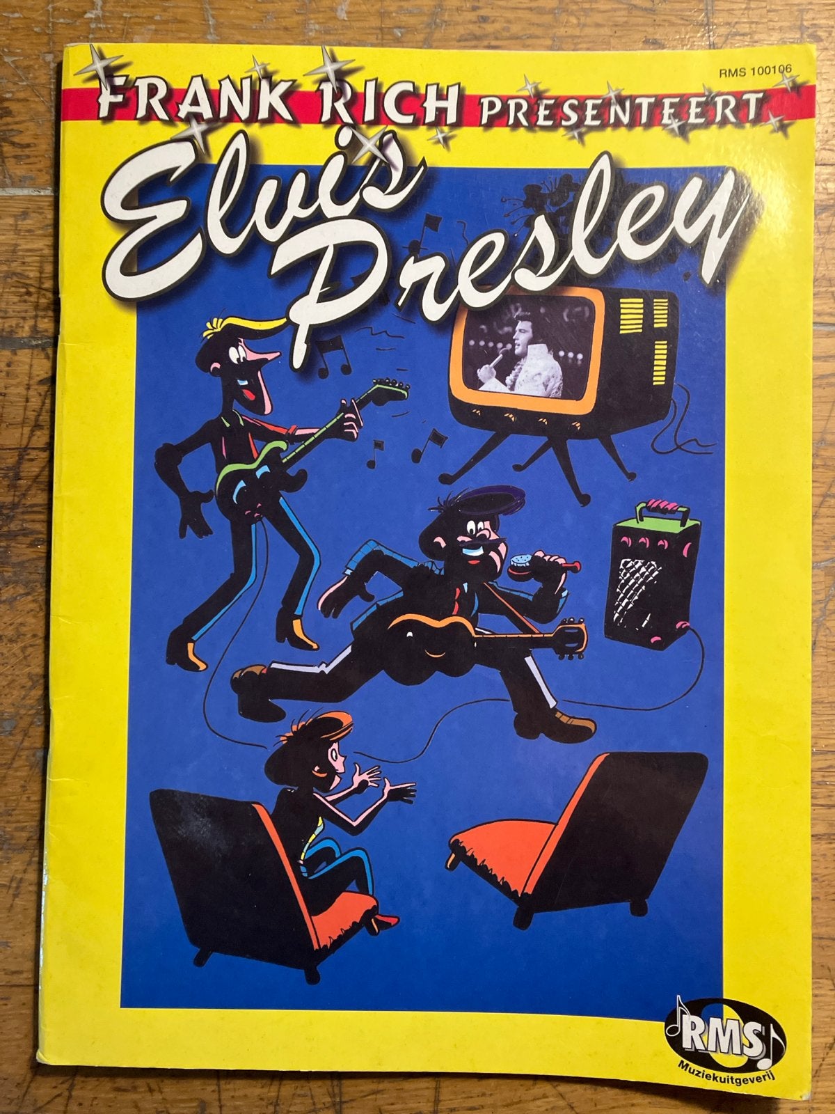 Frank Rich presenteert Elvis Presley muziekboek, Ophalen of Verzenden, Gelezen, Artiest
