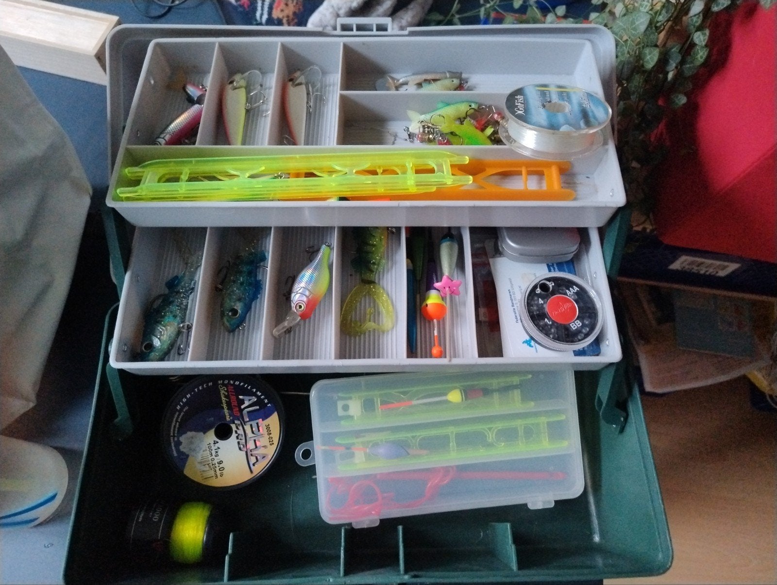 Visgerei set: complete uitrusting voor de visser, Ophalen, Gebruikt, Overige typen