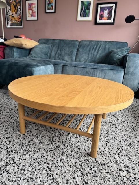 LISTERBY koffie tafel IKEA, Huis en Inrichting, Tafels | Salontafels, 50 tot 100 cm, Rond, 50 tot 100 cm, Zo goed als nieuw