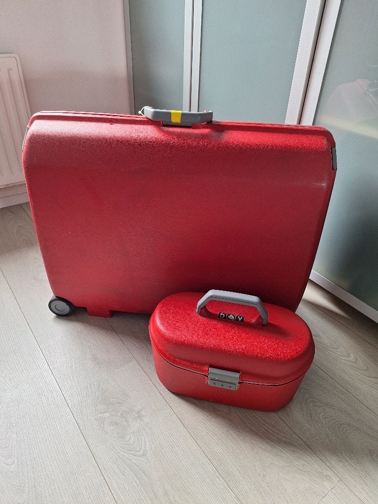 Koffer, Sieraden, Tassen en Uiterlijk, Koffers, Gebruikt, Hard kunststof, 70 cm of meer, Ophalen