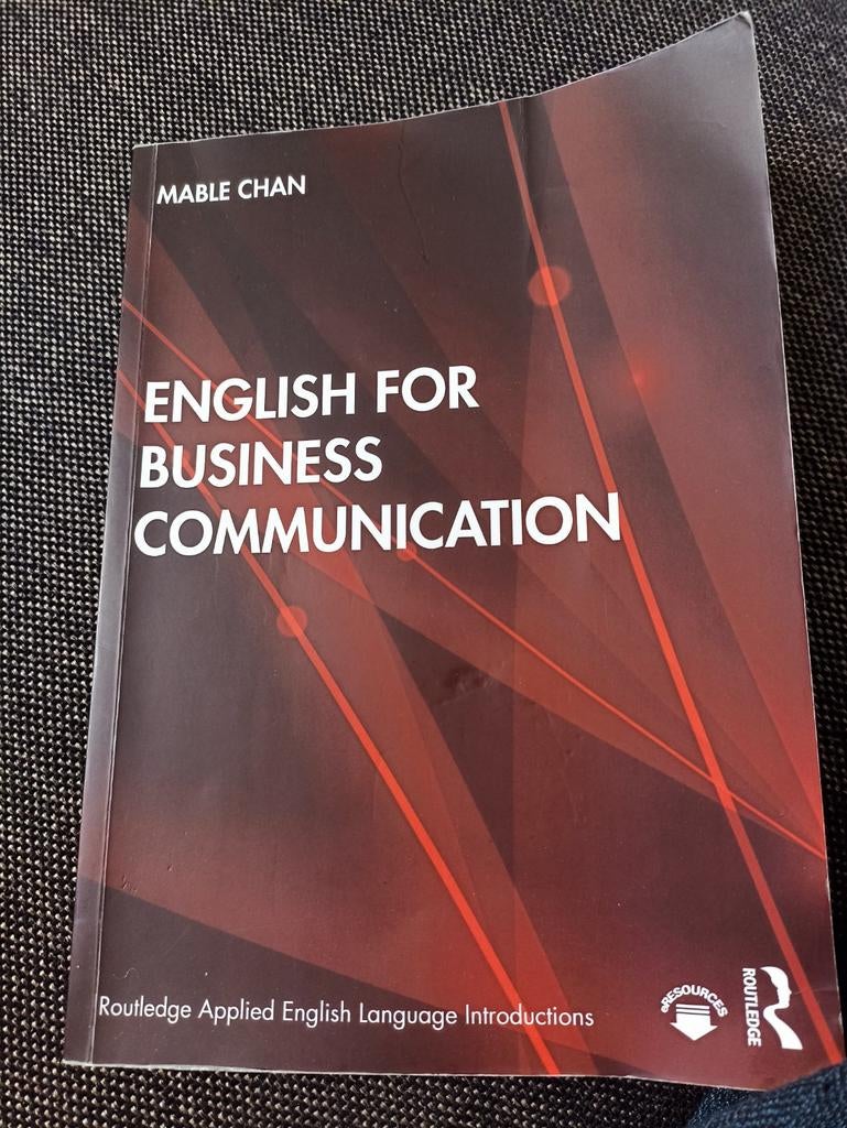 English for business communication, Ophalen of Verzenden, Zo goed als nieuw, Mable chan