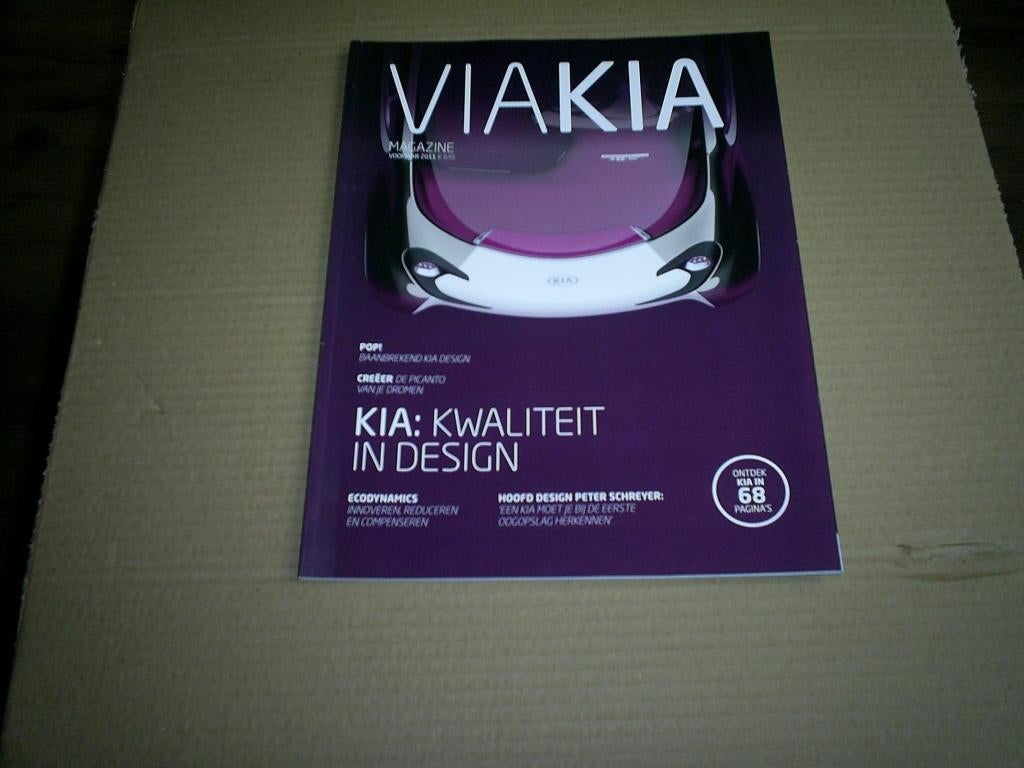Via Kia Magazine o.a. Picanto / Ceed / Soul / Rio / Sportage, Verzenden, Zo goed als nieuw, Algemeen