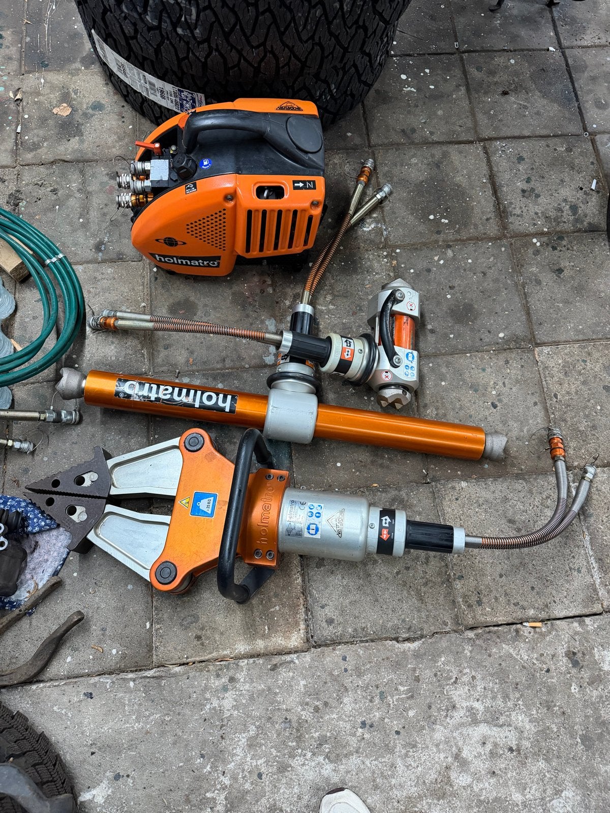 Holmatro Hydraulische Reddingsset - Spreider, Pomp, Ophalen of Verzenden, Gebruikt