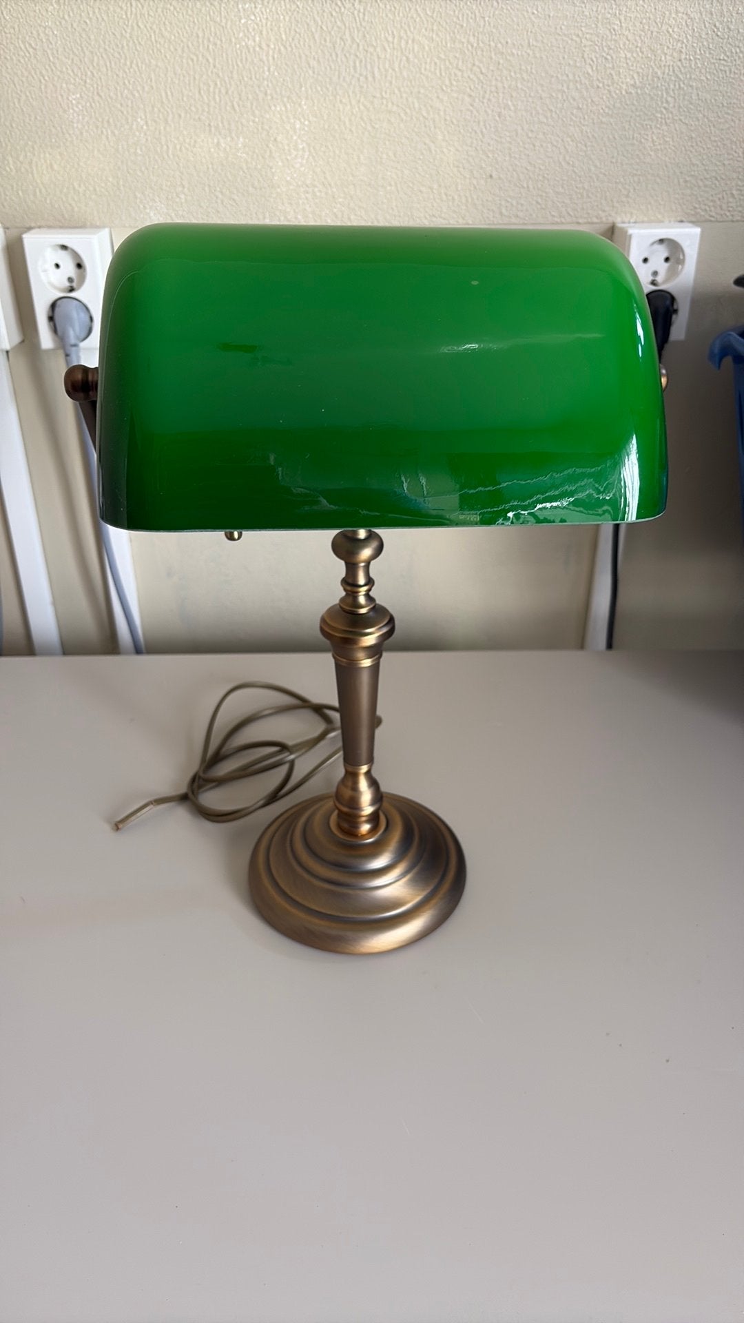 Engelse lamp, Huis en Inrichting, Lampen | Tafellampen, Ophalen, Zo goed als nieuw