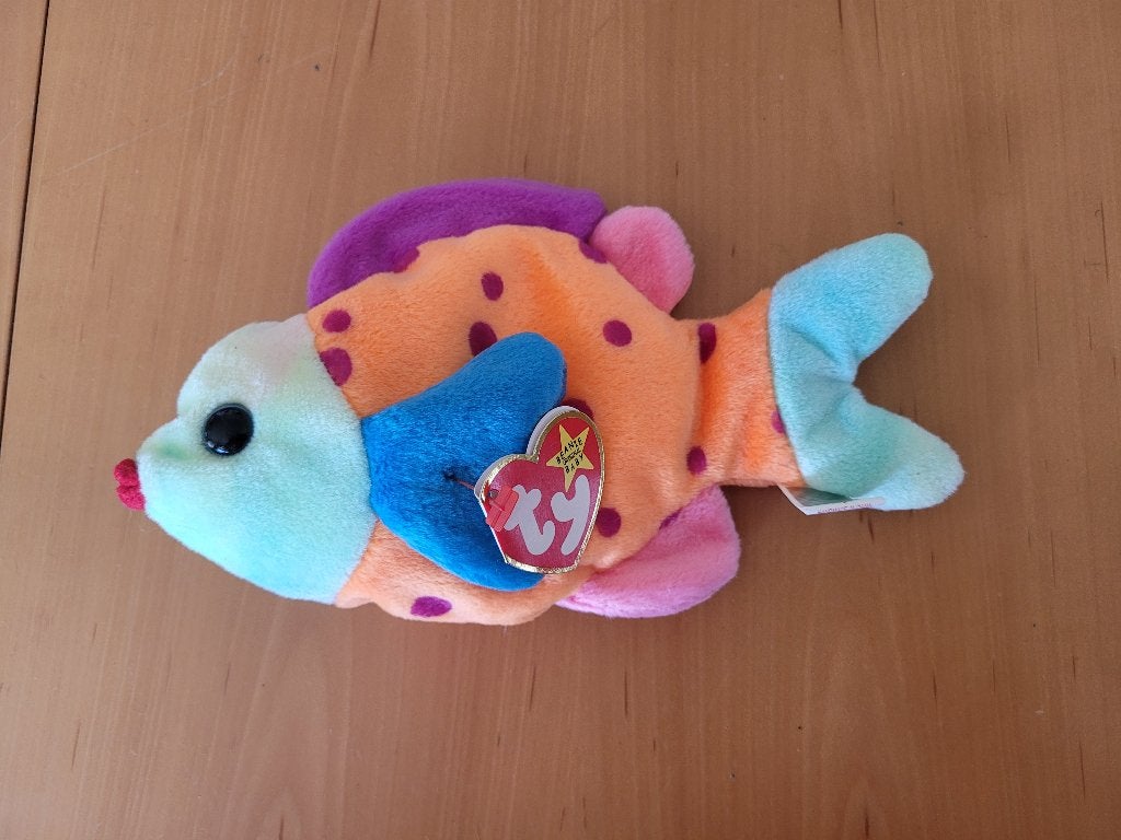 Ty Beanie Baby Vis Lips, Ophalen of Verzenden, Zo goed als nieuw, Overige typen