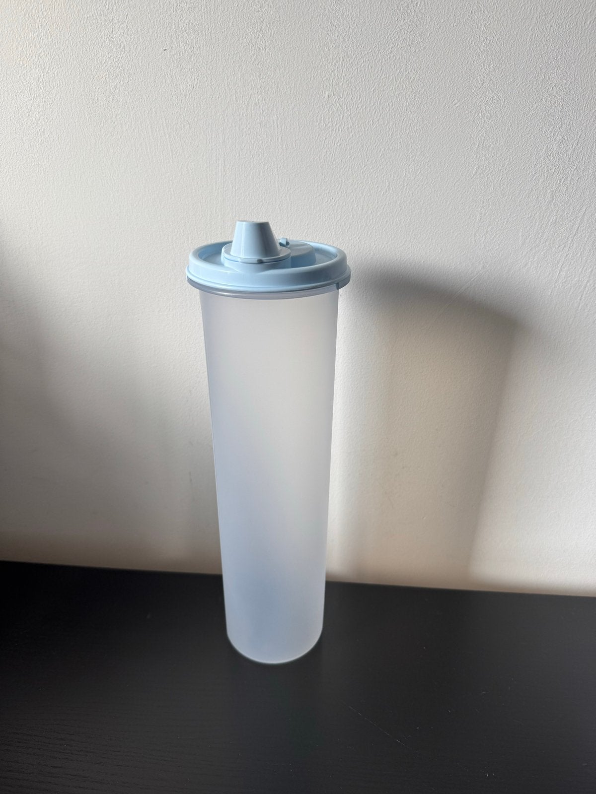 Tupperware Ruimteschenker 1.1L - Nieuw met lichtblauwe dekse, Blauw, Beker of Kan, Nieuw, Ophalen of Verzenden