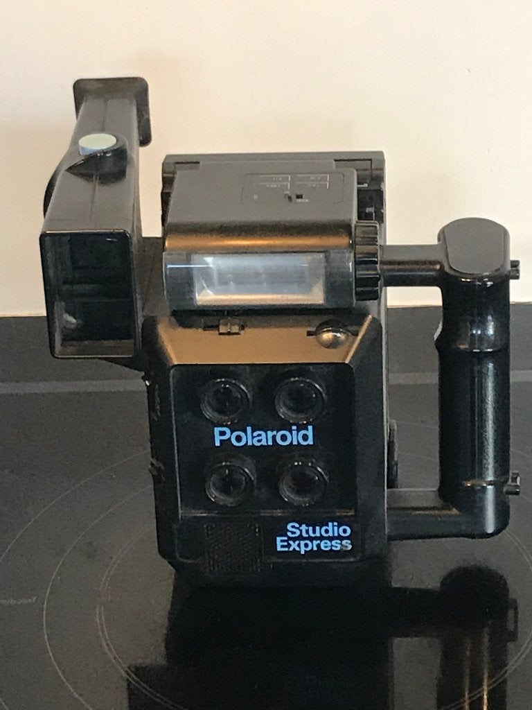 Polaroid studio express model 403 met film houder 73a 4 lens, Ophalen, Gebruikt, Compact, Polaroid