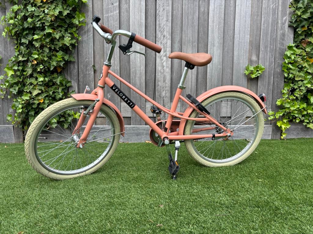 Veloretti 20 inch meisjesfiets - Blazing Salmon, Ophalen, Gebruikt, Terugtraprem, 20 inch of meer