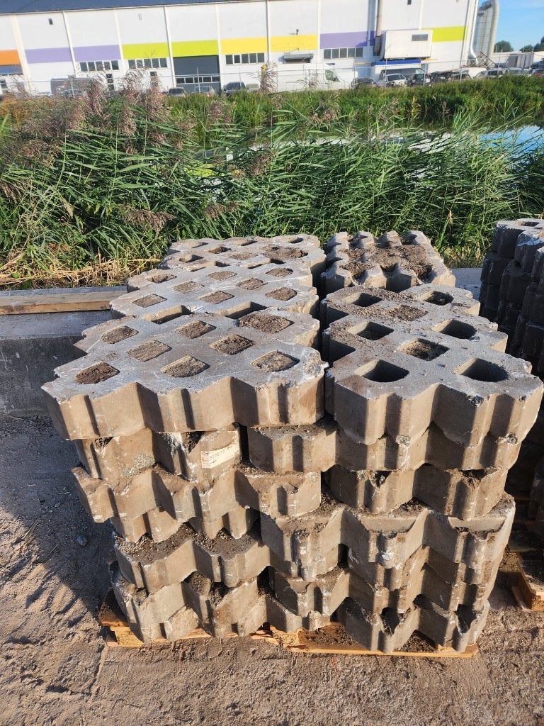 26231 - Grastegels, groot formaat, tuin, pad, groen, Tuin en Terras, Ophalen, Gebruikt, Overige typen, 10 m² of meer