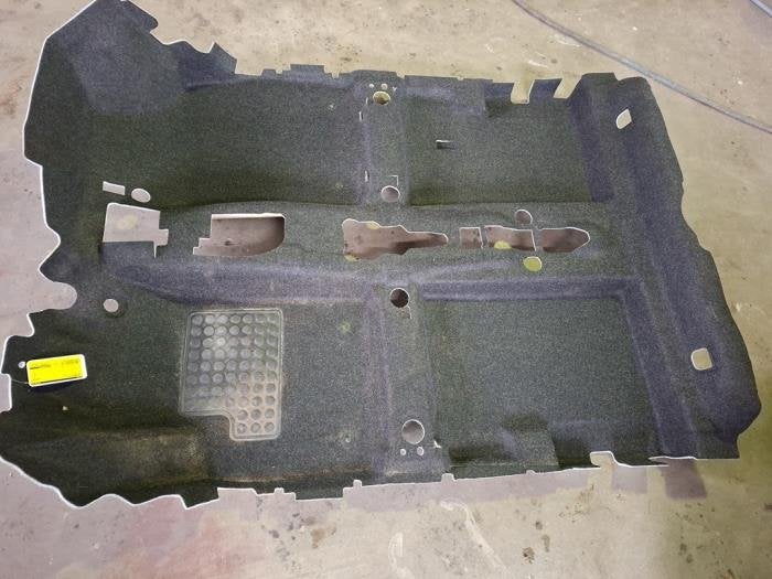 Vloerbedekking van een Fiat 500, Gebruikt, -, Verzenden, -