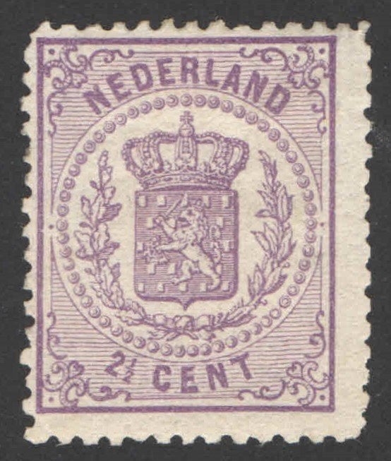 Nederland NVPH nr 18 ongebruikt Rijkswapen 1870, Ophalen of Verzenden, T/m 1940, Postfris