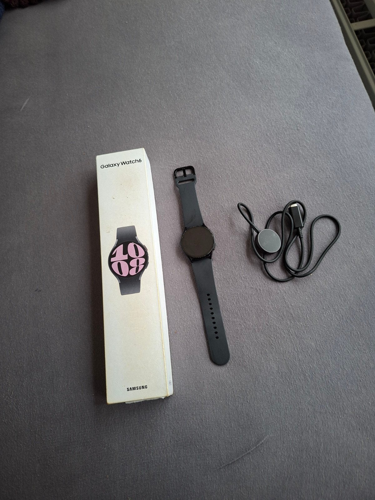 Samsung Galaxy Watch 6 Zwart - Zo goed als nieuw, Hartslag, Zwart, Ophalen of Verzenden, Zo goed als nieuw