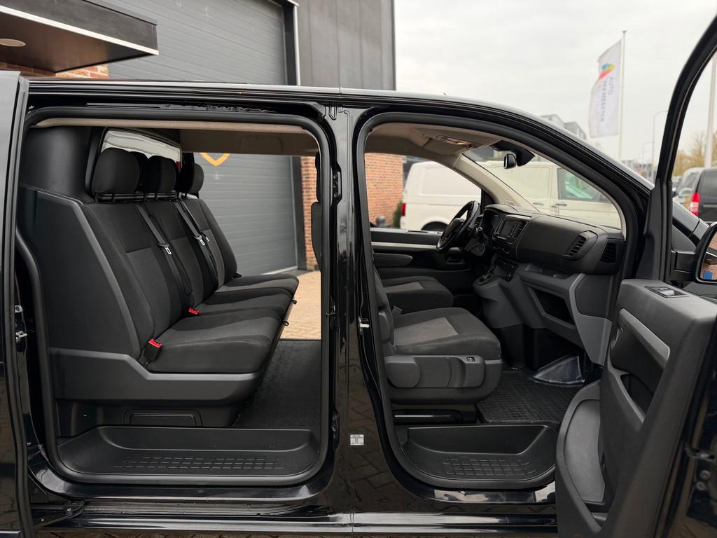Peugeot Expert 231L 2.0 BlueHDI 177PK Automaat 180 LANG DC P, Stof, Gebruikt, Zwart, Origineel Nederlands