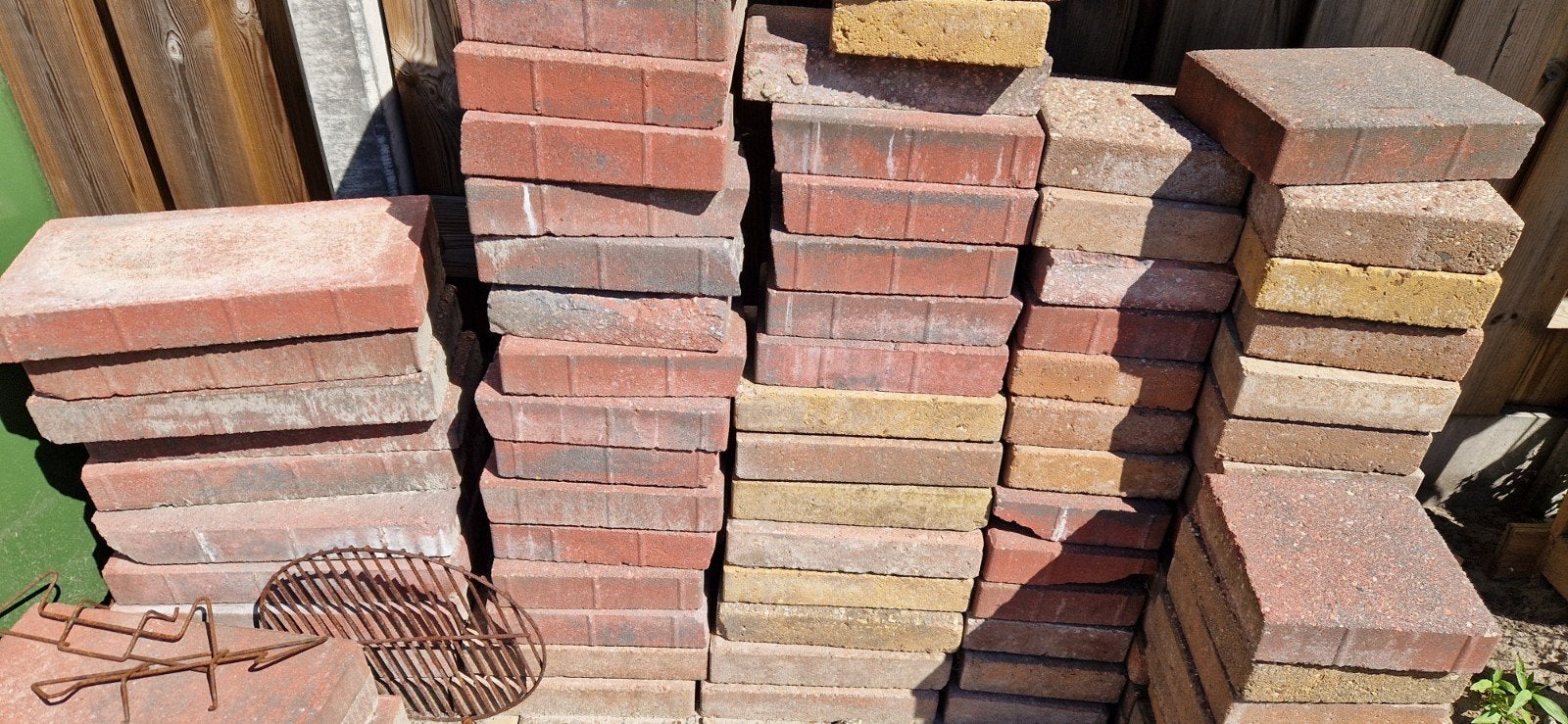 terrastegels, Ophalen, Gebruikt, Beton, Terrastegels