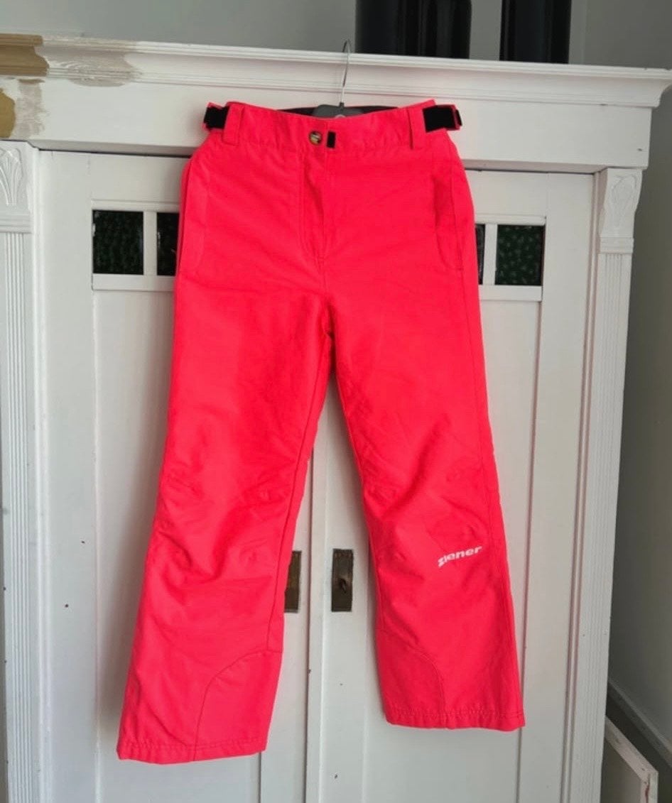 Neonroze skibroek van Ziener, maat 152, Ophalen of Verzenden, Zo goed als nieuw, Broek