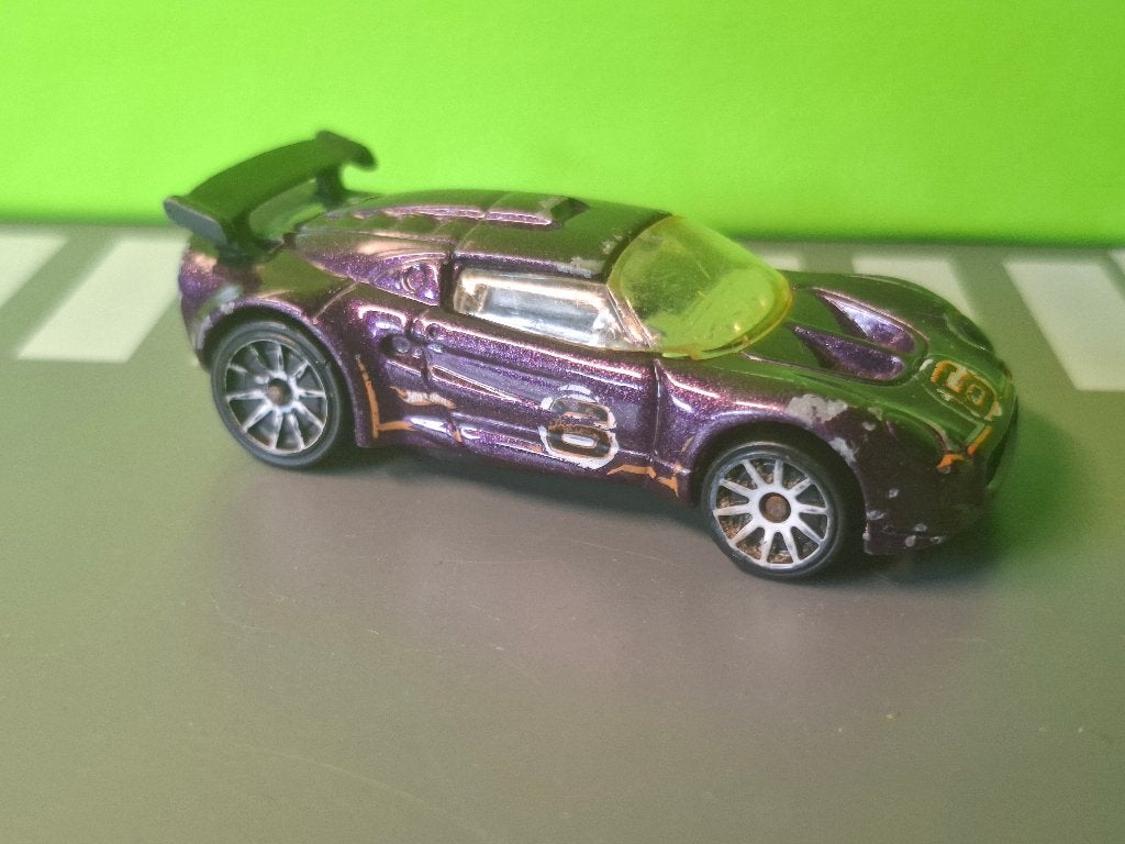 Hotwheels - Lotus Elise |paars] 1/60, Ophalen of Verzenden, Gebruikt, Auto