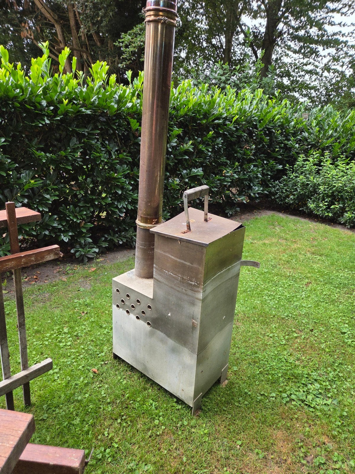 Hottub kachel met veiligheidsrek, Ophalen