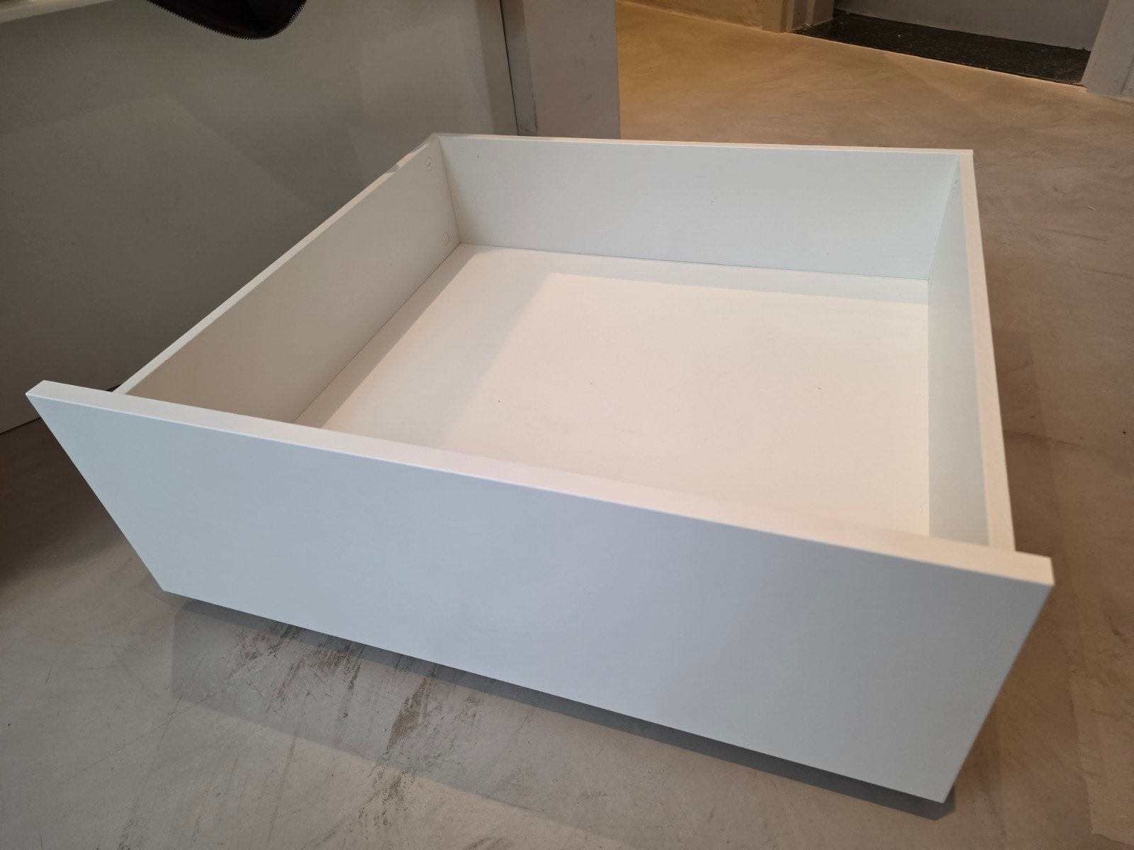 2x IKEA lade 60x59x24 cm wit, Ophalen, Overige materialen, Gebruikt, 50 tot 100 cm