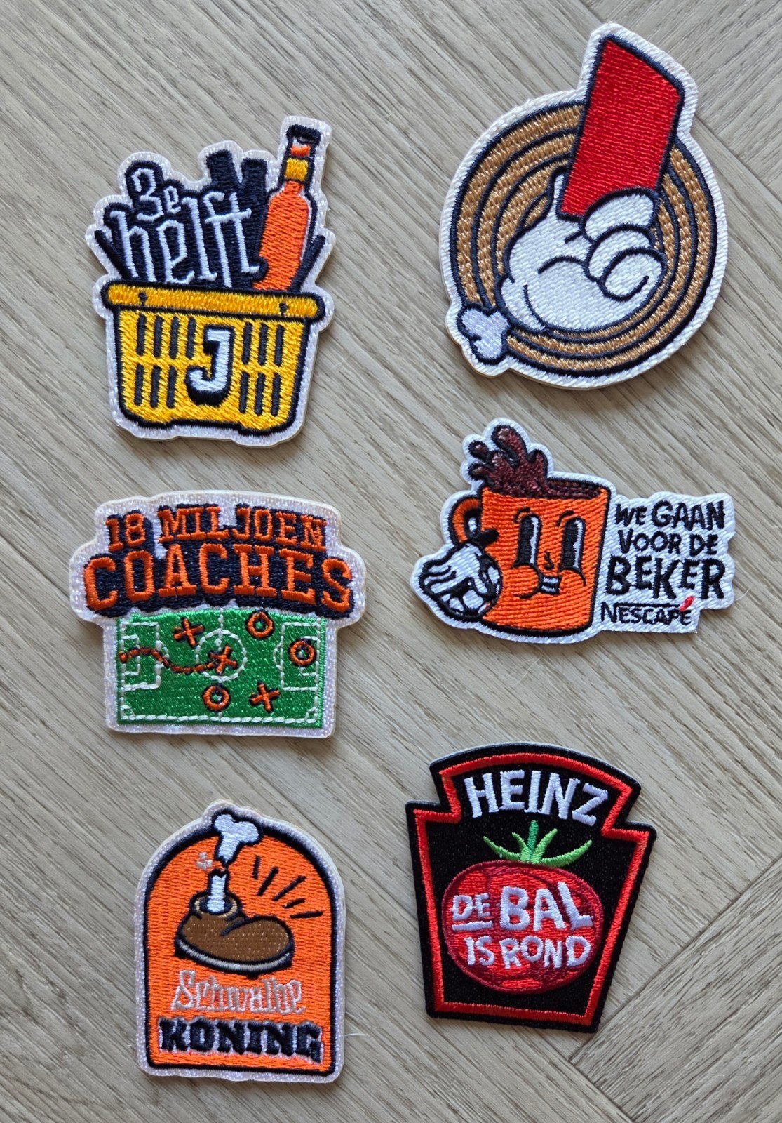 Jumbo juich emblemen, Verzamelen, Supermarktacties, Jumbo, Ophalen of Verzenden