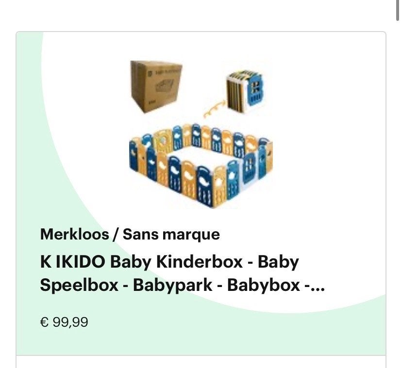 Grondbox, Kinderen en Baby's, Boxen, Gebruikt, Vierkant, Ophalen