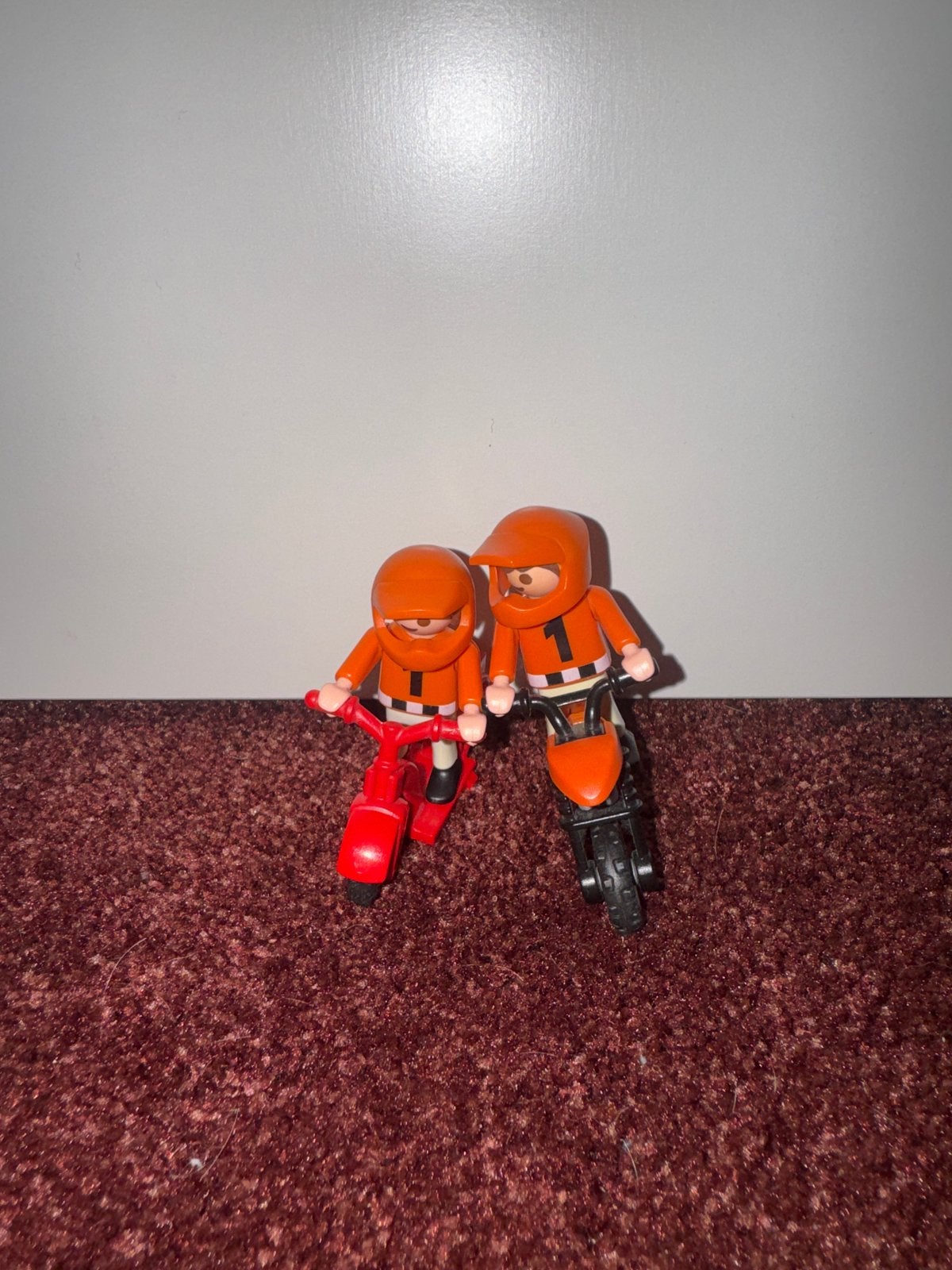 Playmobil crossmotoren met figuren, Kinderen en Baby's, Gebruikt, Complete set, Ophalen of Verzenden, Figuren