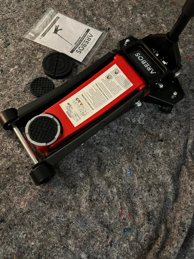 AREBOS Hydraulische Garagekrik 3T - Nieuw, Ophalen of Verzenden, Nieuw, Hydraulisch, Garagekrik