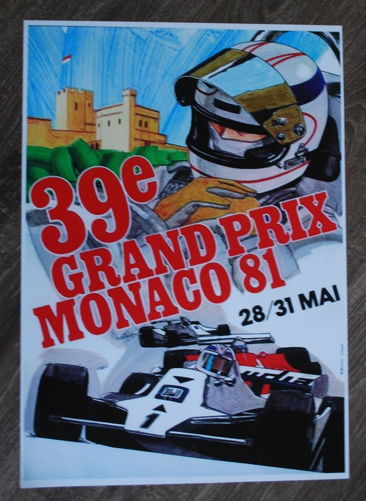 Posters Grand Prix Formule 1, Verzamelen, Rechthoekig Staand, Nieuw, Ophalen of Verzenden, Sport