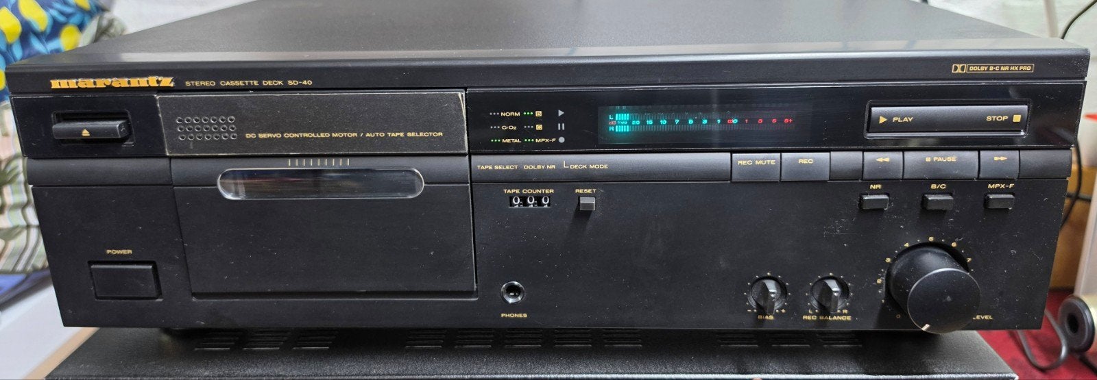 Marantz SD-40 Cassettedeck., Ophalen, Enkel, Marantz, Tape counter