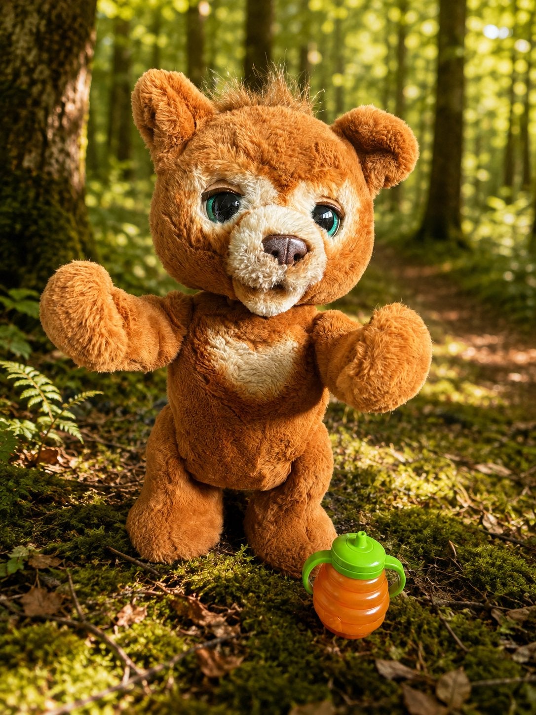 FurReal Friends Cubby de nieuwsgierige beer interactief, Ophalen, Overige merken, Beer, Zo goed als nieuw