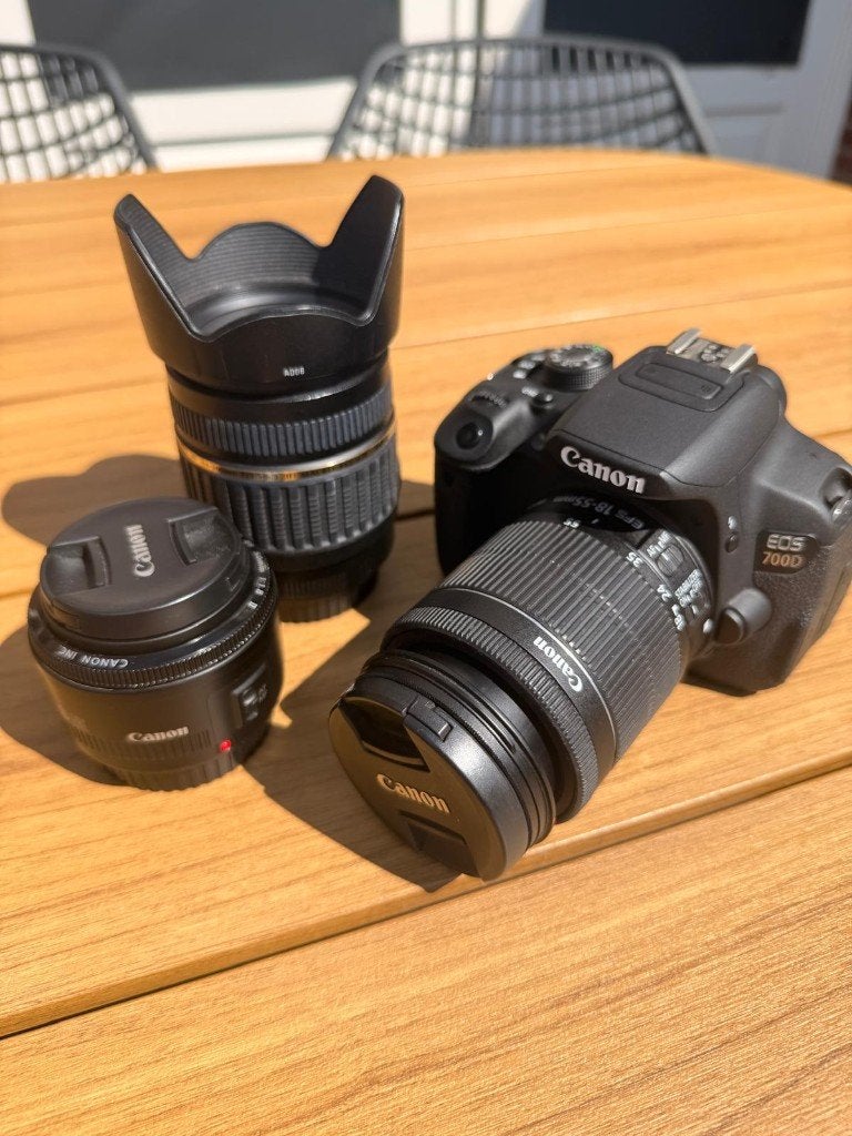 Complete fotografieset (lenzen, flitser en veel meer), 19 megapixels, Spiegelreflex, Canon, Geheugenkaart