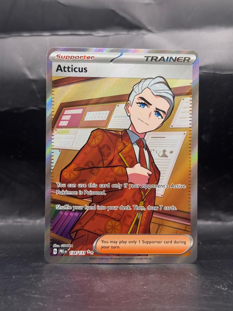 Pokemon Prismatic Evolution - Atticus 134/131, Ophalen of Verzenden, Zo goed als nieuw