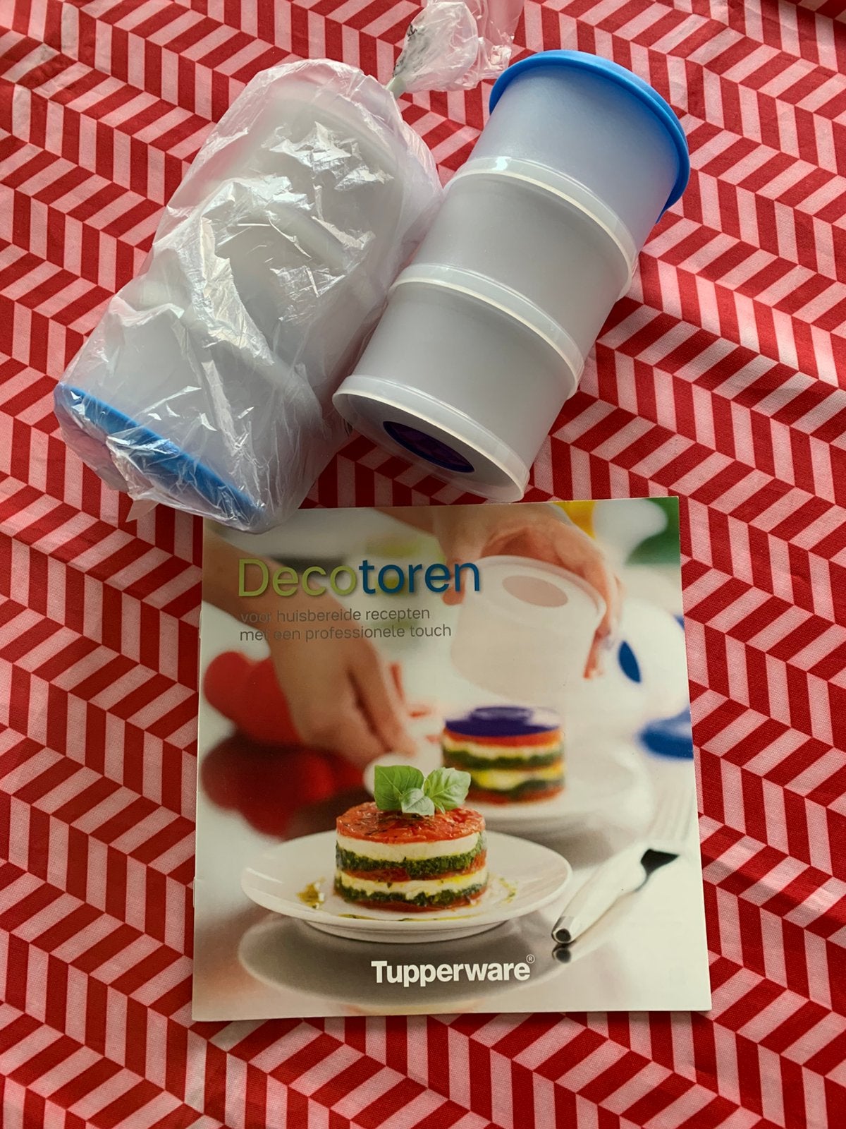 Tupperware Decotoren (6 st) met receptenboekje, Overige kleuren, Overige typen, Nieuw, Ophalen of Verzenden