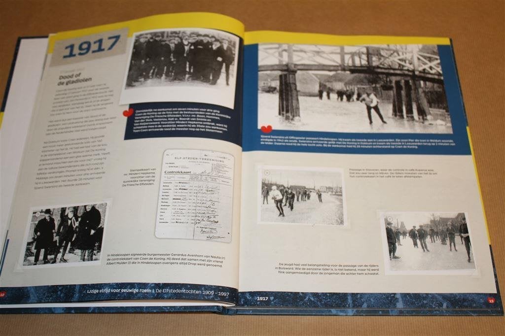 IJzige strijd voor eeuwige roem. Elfstedentochten. Compleet., Ophalen of Verzenden, Gelezen