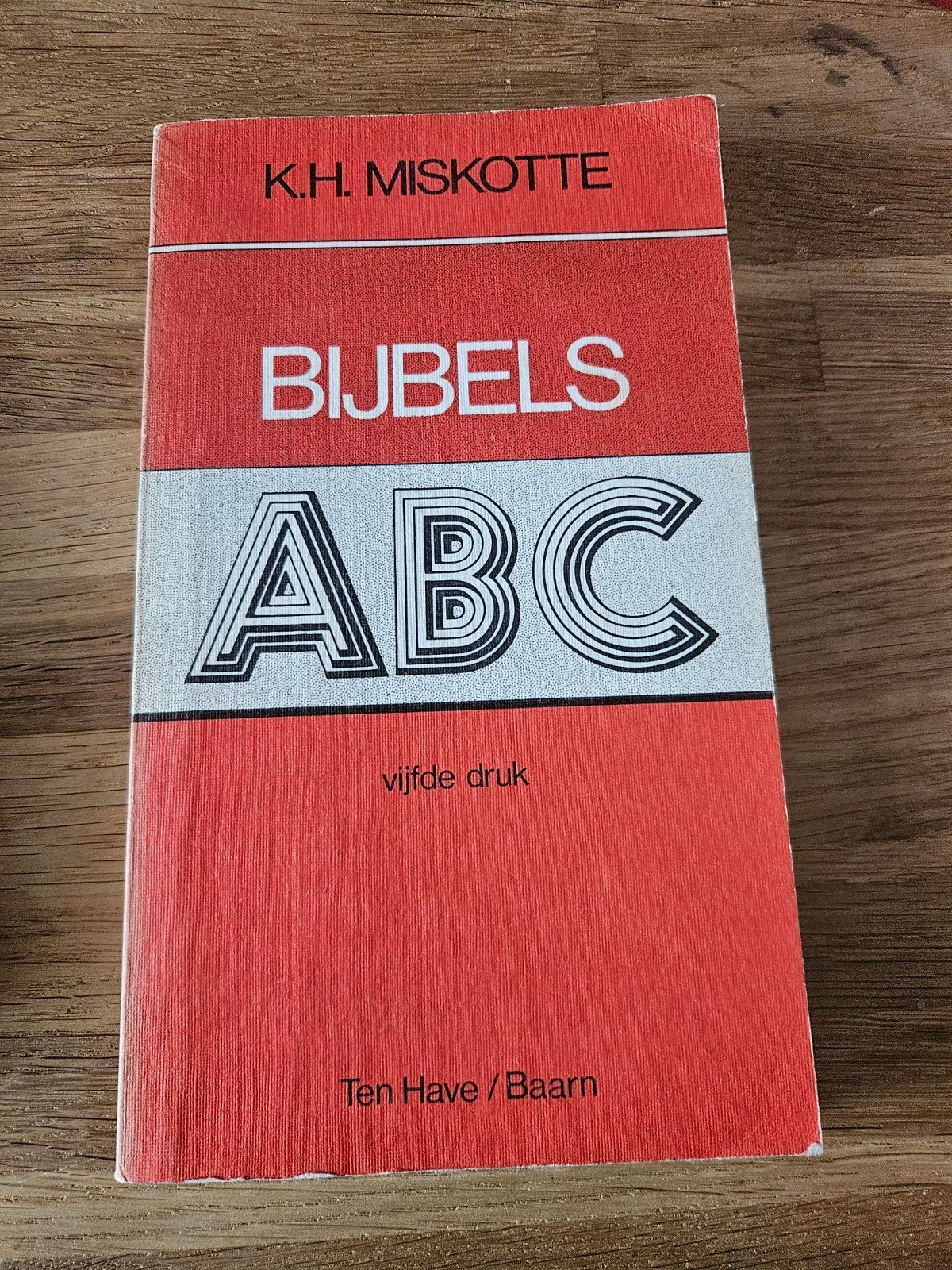 Bijbels ABC - Miskotte, Ophalen of Verzenden