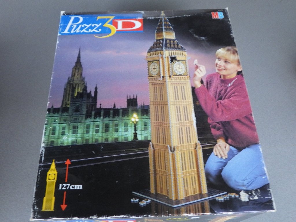 3D puzzel Big ben 127 cm hoog NIEUW, Ophalen, Minder dan 500 stukjes, Nieuw, Rubik's of 3D-puzzel