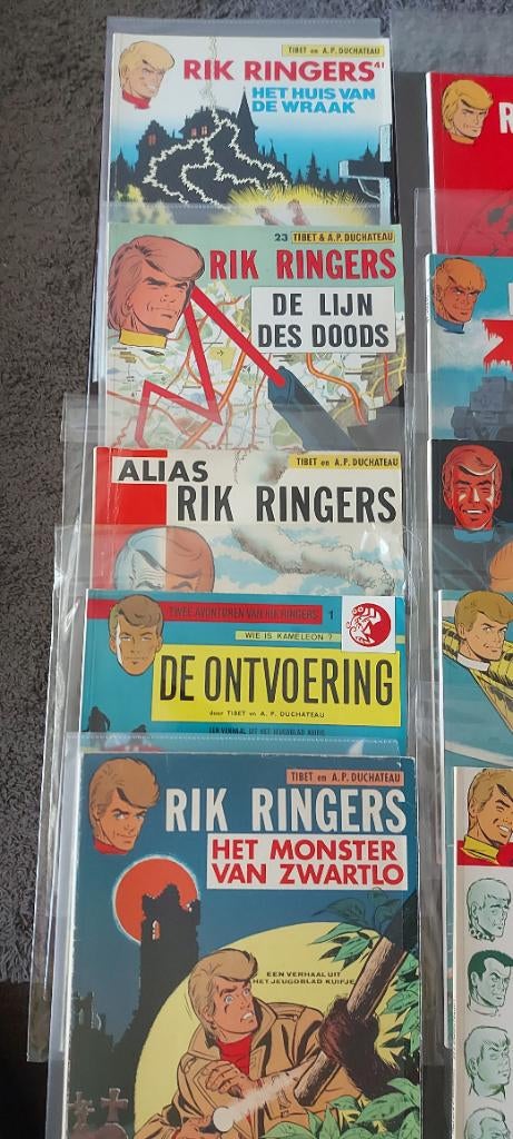 Rik ringers (strip boeken), Boeken, Meerdere stripboeken, Ophalen of Verzenden, Gelezen, Tibet en a.p ducheteau