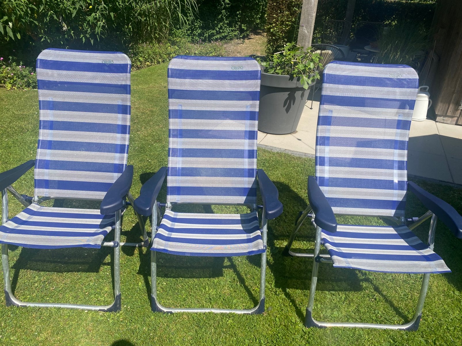 Crespo kampeer stoelen 25 euro per stuk, Ophalen, Zo goed als nieuw, Campingstoel