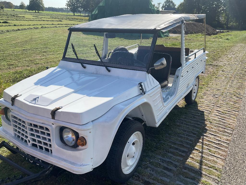 Citroën Mehari 1969 Wit, Auto's, Cabriolet, 4 stoelen, USB, Geïmporteerd