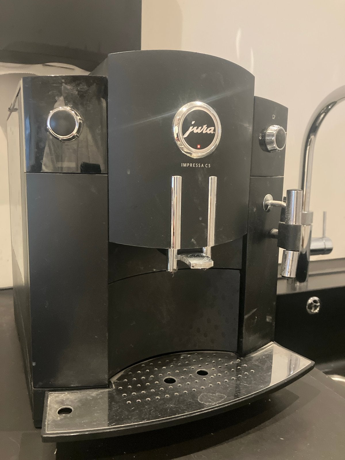 Jura Impressa C5 Espresso Apparaat - Gebruikt, Gebruikt, Espresso apparaat, Koffiebonen, 2 tot 4 kopjes