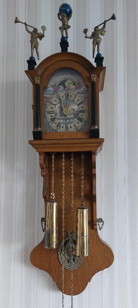 Prachtige Friese staartklok, Ophalen